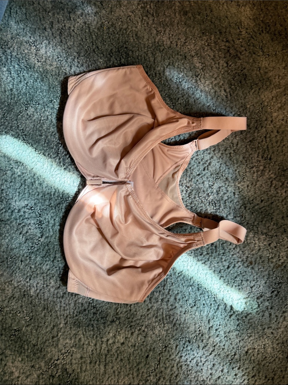 Glamorise Nude/Blush Full-Coverage Support Bra